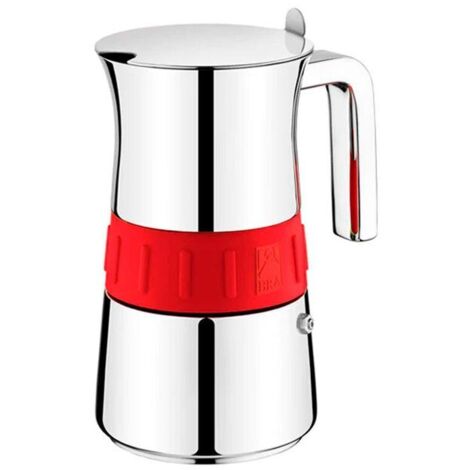 Bra A170568 - Cafetera Italiana 10 Tz. Elegance Red