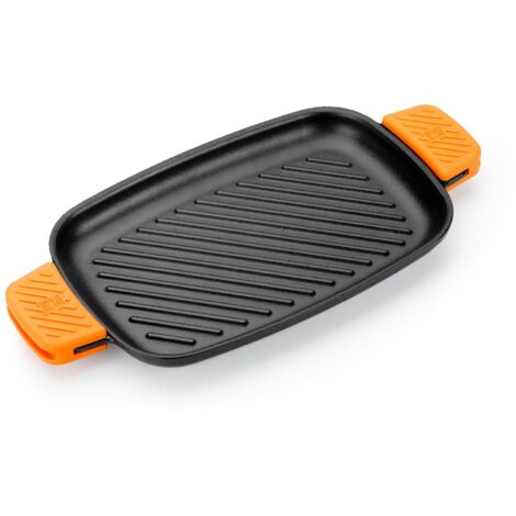 BRA Efficient Griglia Rettangolare In Ferro Con Righe, 33 cm