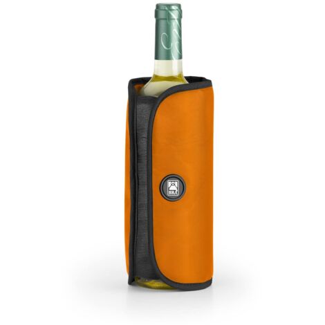 BRA Refrigeratore Per Vino O Champagne, Tessuto Impermeabile, Granata, Regolazione Con Elastico Laterale