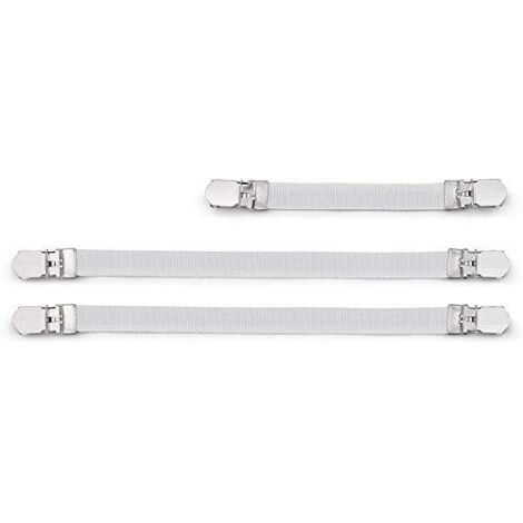 Brabantia 108266 Elastici Tendifodera per Tavolo da Stiro, Tessuto, Bianco