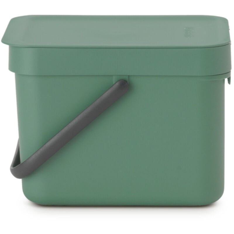 Sort & Go Bin 6l Fir Green Poubelles de recyclage ménager, Spruce Green, 6 litres - Brabantia
