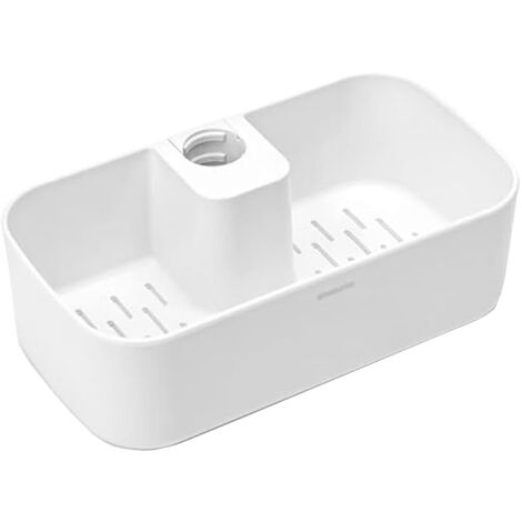 Brabantia 280764 ReNew Collection Portaoggetti da Doccia, White