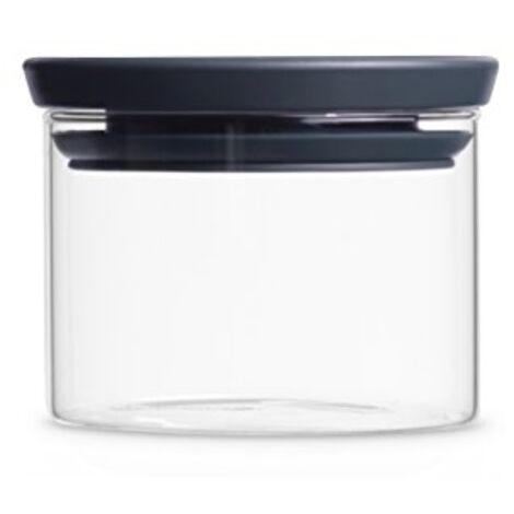 BRABANTIA 298301 GLASBEHÄLTER 0,3 L, DUNKEL GRAU