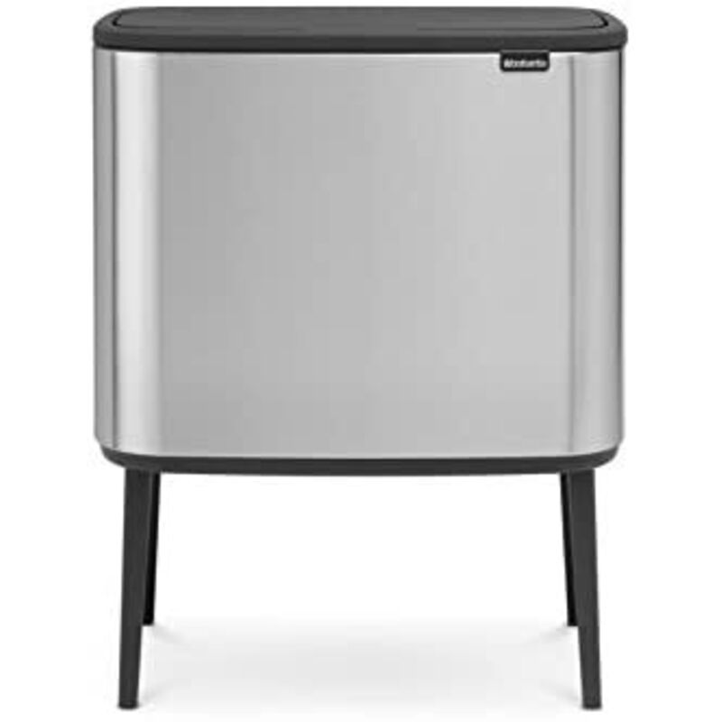 Bo Touch Bin Mülleimer 3 x 11 l FPP Stahl matt
