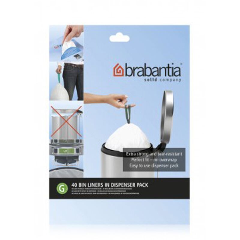 

Brabantia 375668 Expendedor Bolsas de Basura, Blanco, 23-30 L - Blanc