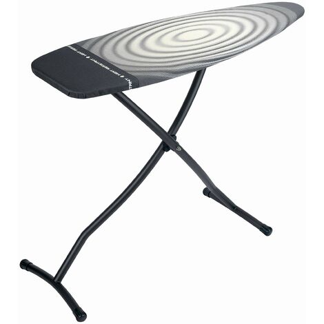 Brabantia - Asse da Stiro D - Per Caldaia a Vapore - Modello XL per Stirare - Regolabile in Altezza - Piedini Antiscivolo Protettivi Robusti - Adatto per Stirare Seduti - Titan Oval - 135x45 cm