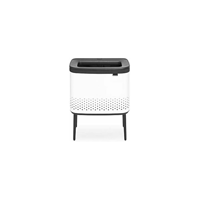 Bo Laundry Bin, 60 l White Ironing Accessories, Multicolour, Unique - Brabantia