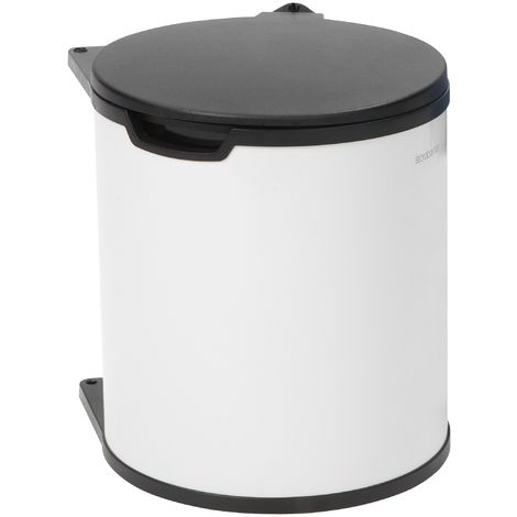 Brabantia Built-in Bin Pattumiera da Incasso, 15 l, Bianco