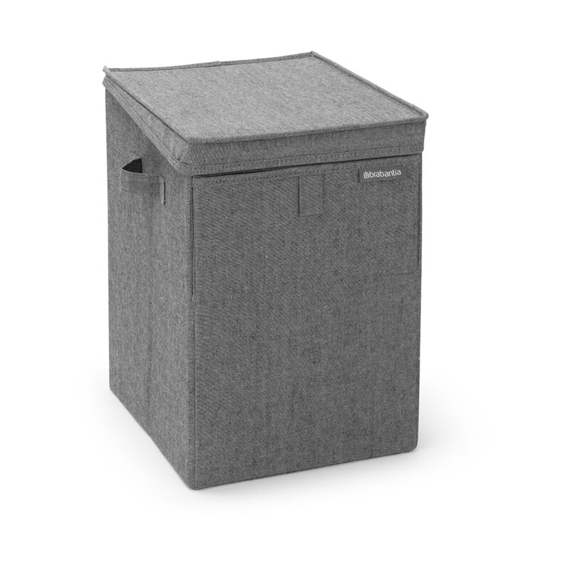 

Brabantia Caja apilable para la Colada, Tela, Negro Pepper, 35 L - Pepper black