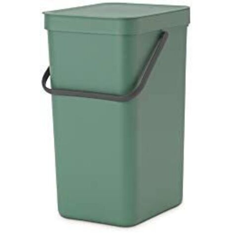 Brabantia Cestino per rifiuti, verde abete, 16 litri