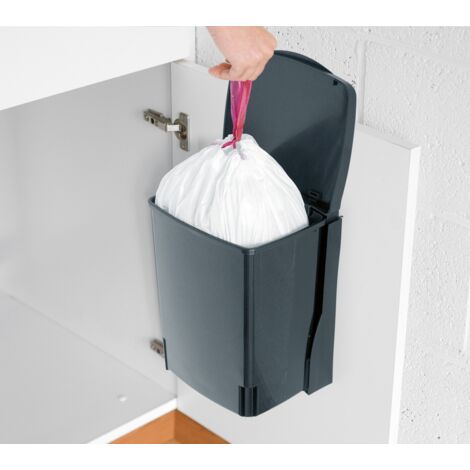 Brabantia Cubo de basura integrado, Negro, 0 cm