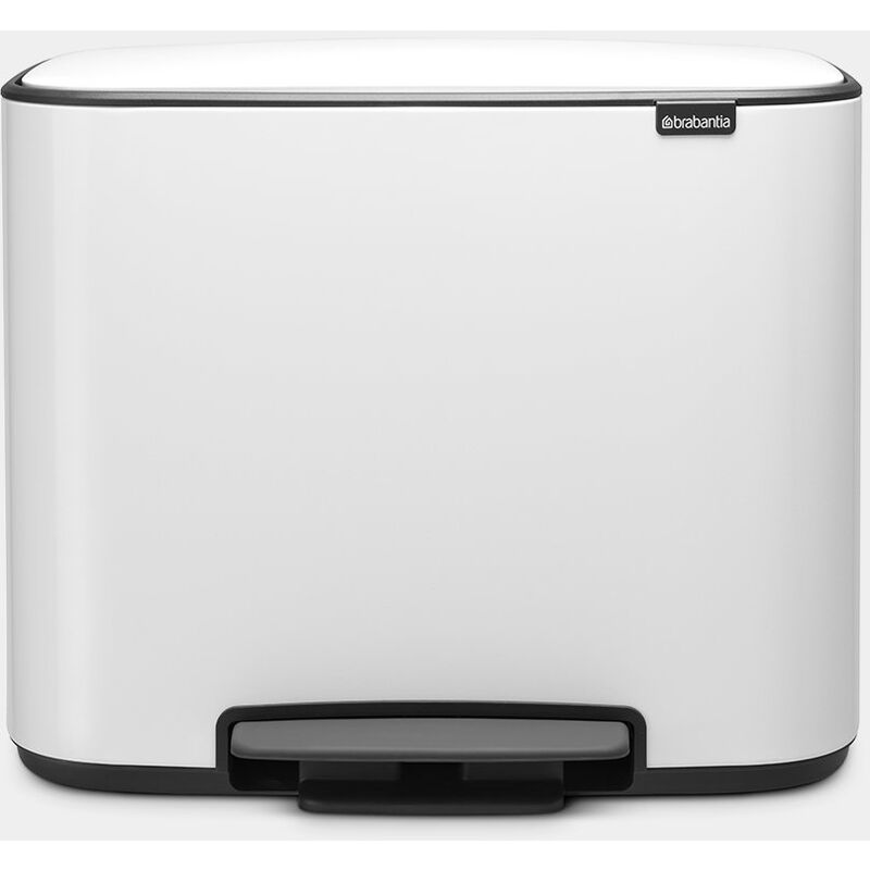 

Cubo de basura Brabantia Bo Pedal Bin Blanco 3x11L