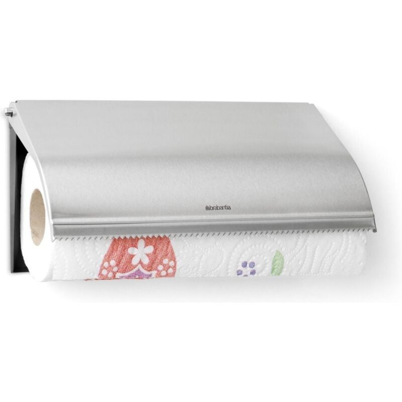 Porte-rouleau de cuisine Brabantia en acier mat