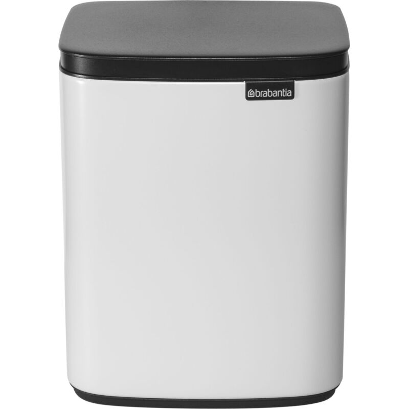Brabantia - Mülleimer Dede Abfallbehälter Bo 7l Kompakter Rechteckiger Mülleimer Mit Deckel Deverschluß Suave Und Herausnehmbarem Inneneimer