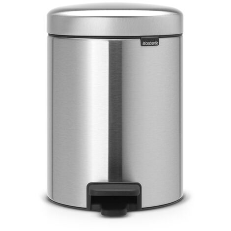 BRABANTIA NEW ICON PEDAL BIN POUBELLE 5 L MATT ST 112645