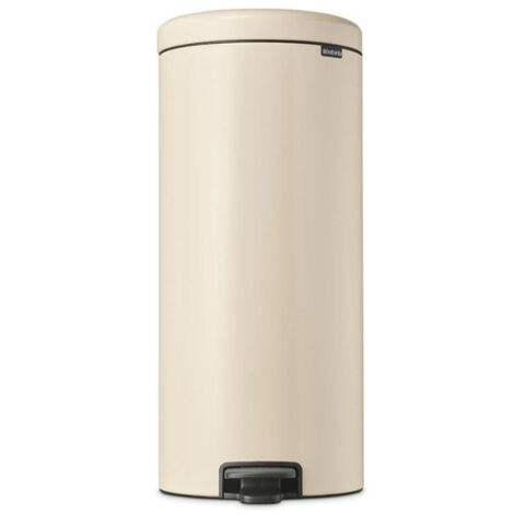 Brabantia Newicon - Poubelle à pédale (30 L), beige