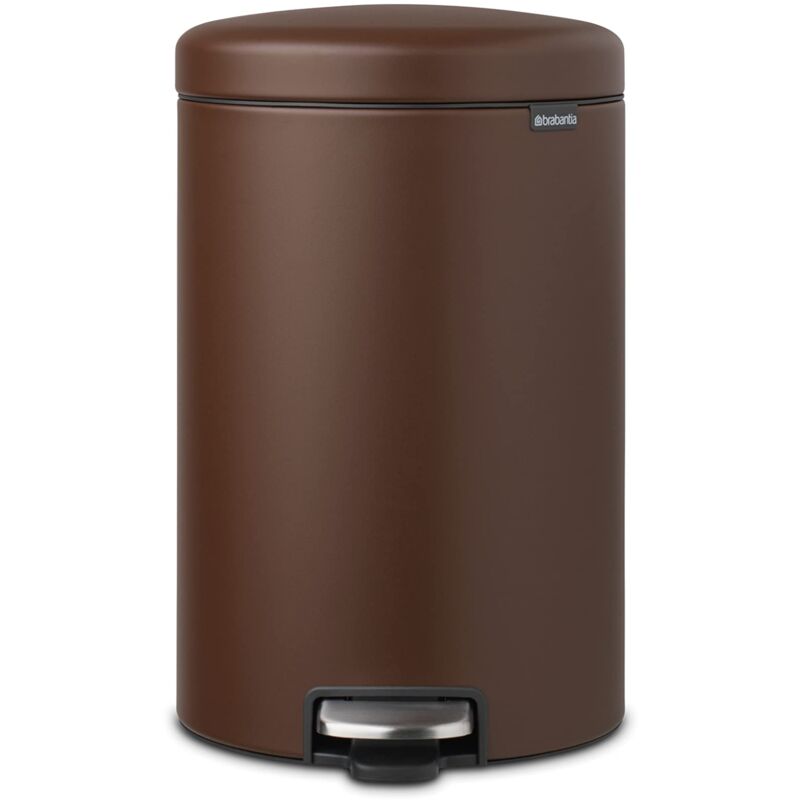 Image of Brabantia - NewIcon Pattumiera a Pedale 20L - Cestino Media per Cucina - Coperchio con Chiusura Soft-Touch - Funzionamento Agevole a Pedale - Secchio