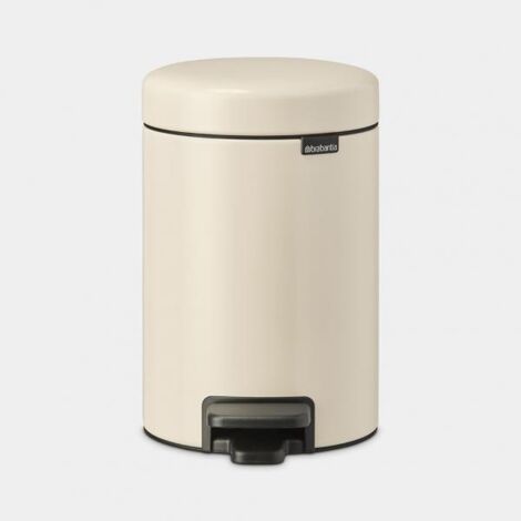 Brabantia Pattumiera a Pedale Newicon 3 Litri Beige