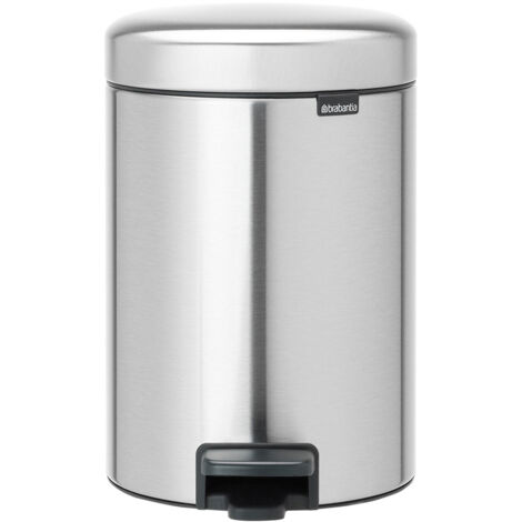Brabantia Pedal Bin Newicon Pattumiera a Pedale 3 Litri Inox Satinato