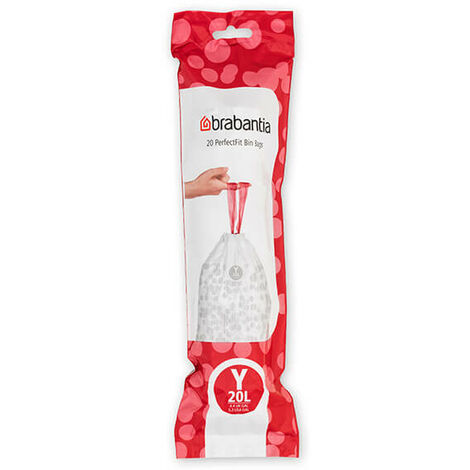 Brabantia Perfectfit Bags Size Y 20 Litre 20 Bag Roll