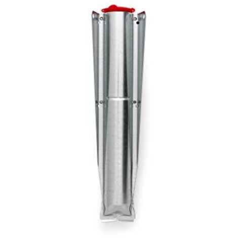 Brabantia - Picchetto in Metallo - Cappuccio Richiudibile - Anti-corrosione - Ancoraggio Senza Cemento - Ancoraggio Solido - per Stendiombrello Topspinner e Lift-O-Matic - Galvanized - Ø 45mm