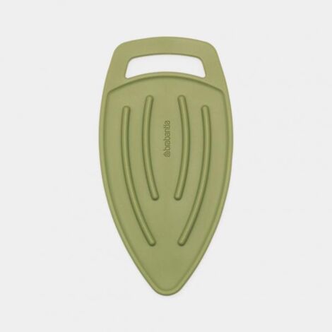 Brabantia - Poggiaferro - Tappetino per Ferro da Stiro - Resistente al Calore - Silicone Flessibile Protettivo - Max. 220°C - Elementi Essenziali per il Bucato - Calm Green - 28.5 x 0.5 x 15 cm