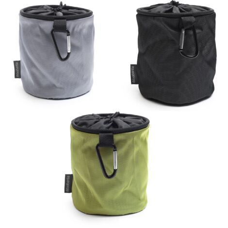 Brabantia - Porta Mollette - Accessorio per Stendibiancheria - Contiene Fino a 75 Mollette - Appendere allo Stendibiancheria Oppure al Filo per Stendere - Cestino per Riporre - Mix - 16 x 16 x 16 cm