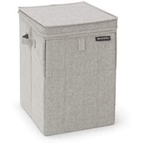 Brabantia Portabiancheria 35 Litri Pieghevole Grigio