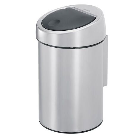BRABANTIA Poubelle 3 L Matt Steel - Touch Bin