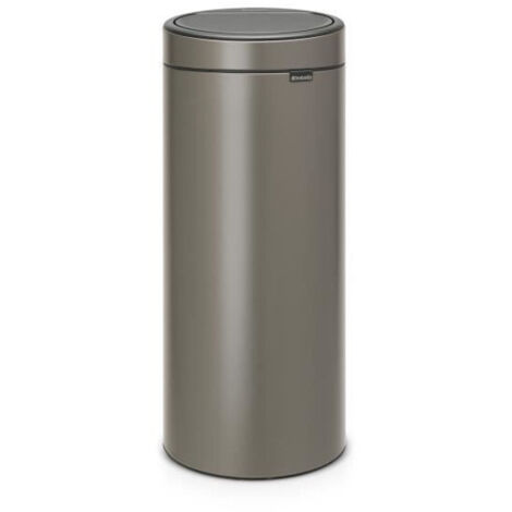 BRABANTIA Poubelle 30 L Platinium - Touch Bin