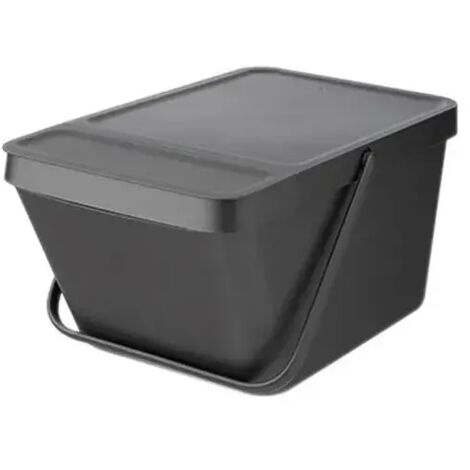 BRABANTIA POUBELLE TRI SORT & GO GREY 22X28X45 EM 277726