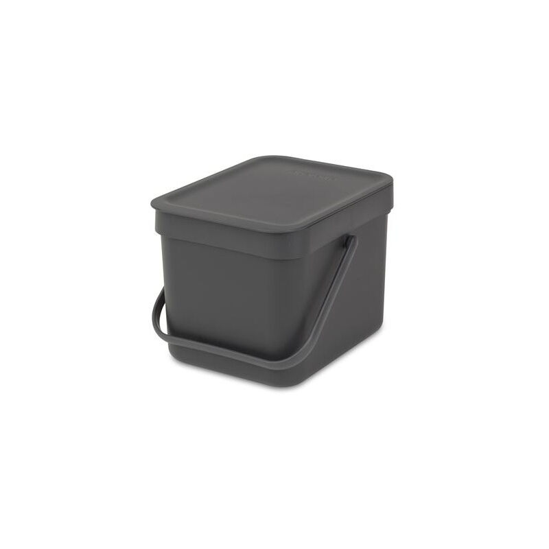 Brabantia - Poubelle Sort et Go 109720 6 l Gris