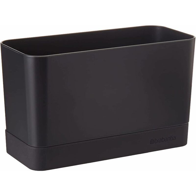 Image of Sink Side Organizer per Lavello, Dark Grey, 8.5 x 19 x 11.5 cm - Brabantia