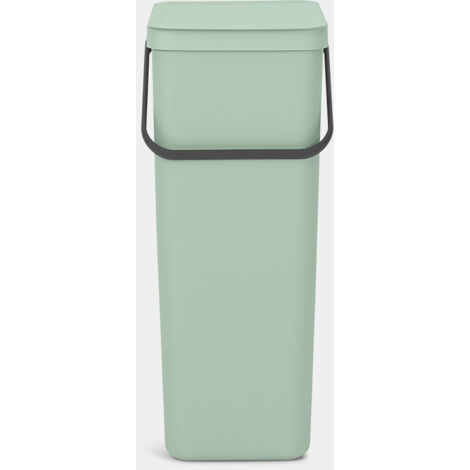 Brabantia Sort e Go Contenitore per Rifiuti Verde Giada 40 Litri