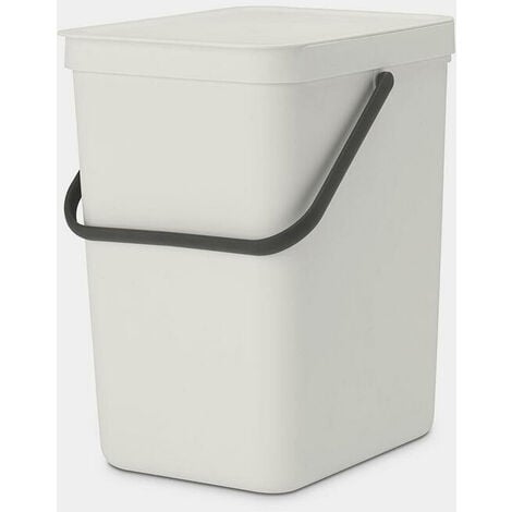 Cubo Sort & Go Recycle, 40 litros - Light Grey