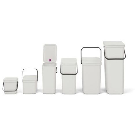 Brabantia Sort & Go Abfallbehäl. Light Grey 25 L