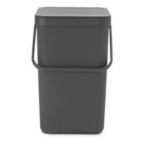 Brabantia Sort & Go Poubelle 25L Gris Compact