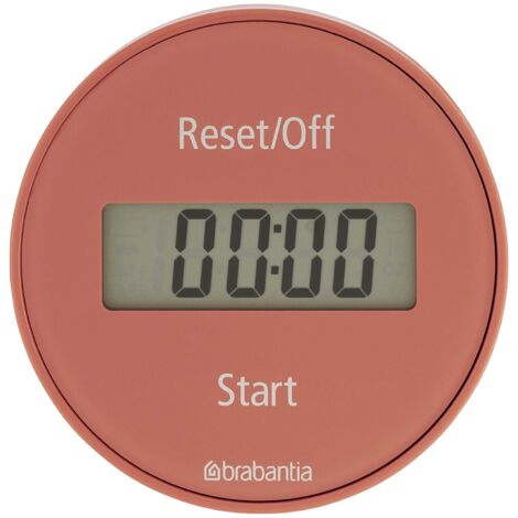 Brabantia Tasty+ Kitchen Timer, Terracotta Pink