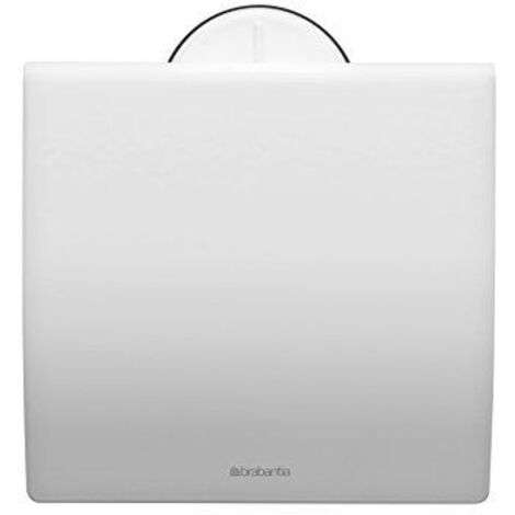 Brabantia Toilettenpapierhalter, Klopapierhalter, Klorollenhalter, Edelstahl Weiß, 483387