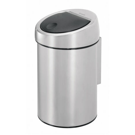 Brabantia Touch Bin Anti-Impronte, Inox Satinato FPP,3 L