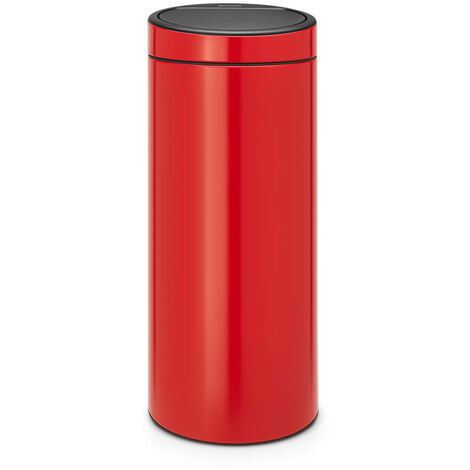 Brabantia - Touch bin new 30 l rouge code g - Rouge