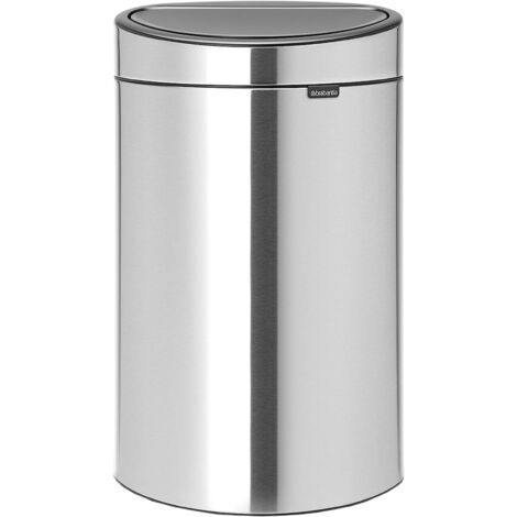 Brabantia Touch Bin New Recycle Pattumiera Anti-Impronte, Metallo, 23 + 10 litri, Inox Satinato FPP