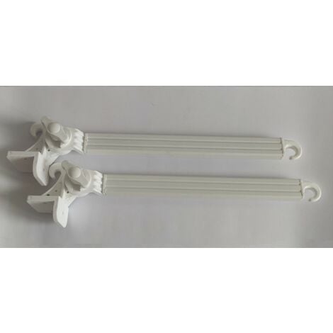 Braccetti per Tende da Sole in Alluminio Bracci Alluminio 50 cm in Coppia Vari Colori