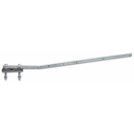 Bracci Stendibiancheria Per Balcone Fissi in acciaio zincato presso-piegato 60cm