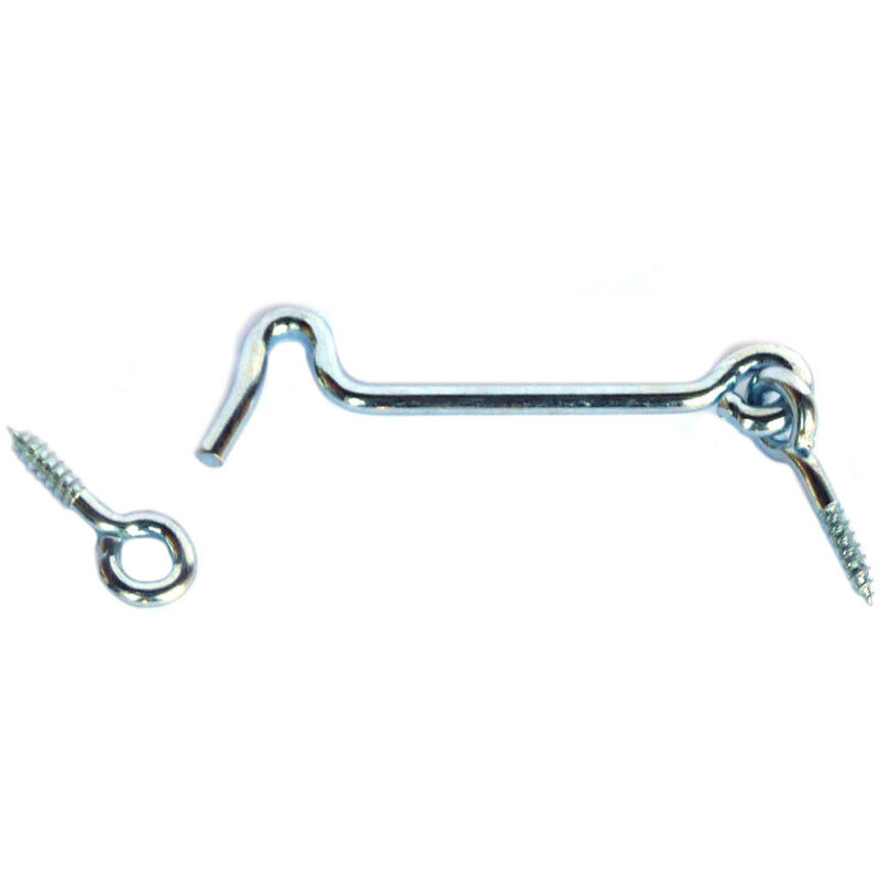 Edm Chiavistello Per Porta 85564 Zinco Doppia 50 Mm Gancio Avvitabi...