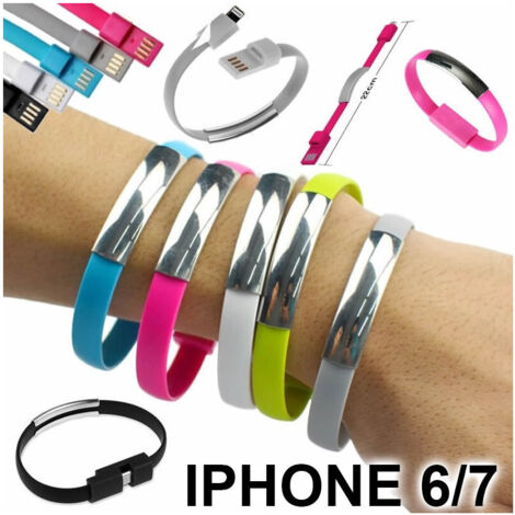 Bracciale Ricarica Cavo Dati Iphone 6 6 Plus Ipad 4 Iphone 5 Ip 7 Sincronizza