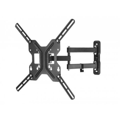 BRACCIO A MURO A 3 SNODI PER TV FINO A 25 KG, 50 FINO A VESA 400X400