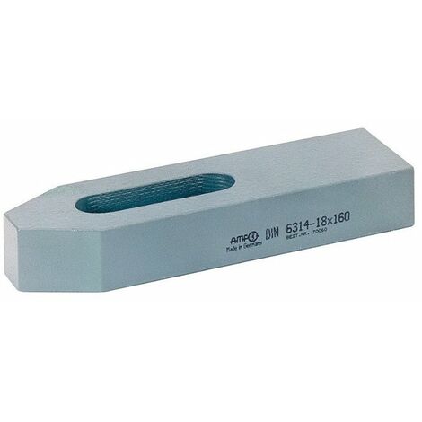 Braccio di serraggio DIN 6314 per cava a T 24 + 28mm L.250mm AMF