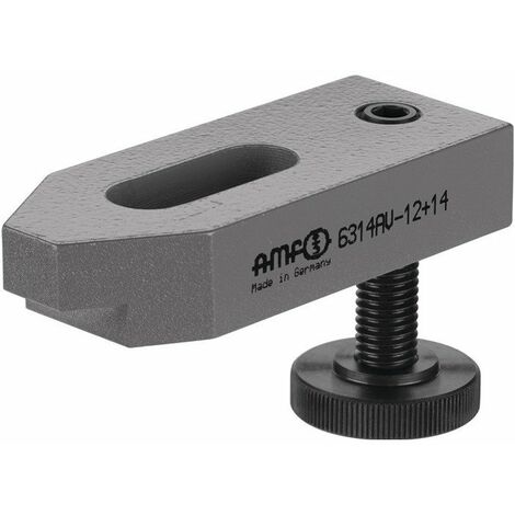 Braccio di serraggio n. 6314AV per cava a T 16 + 18mm L.125mm AMF