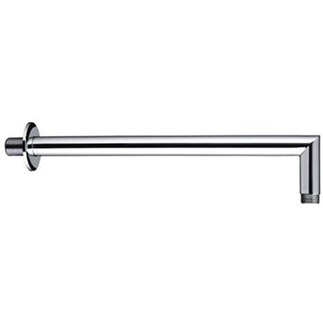 Braccio doccia a muro per soffione in ottone cromato lungo 34 cm mod. Delta